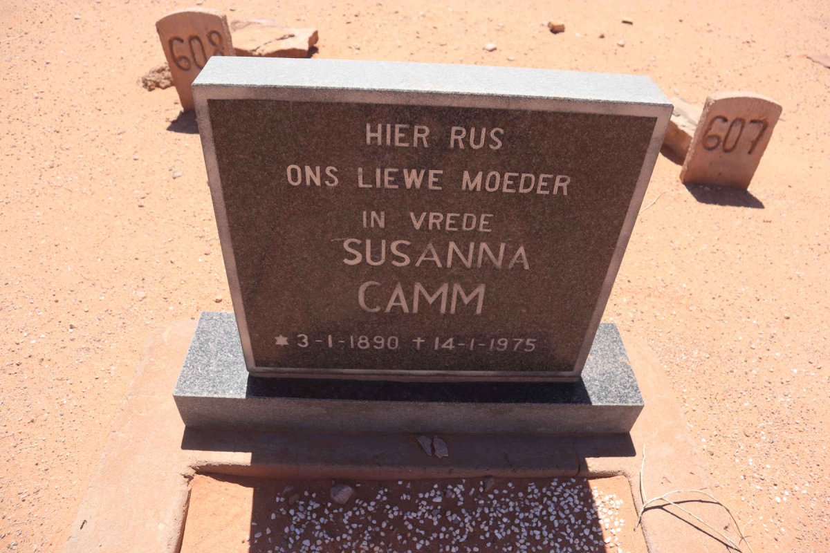 CAMM Susanna 1890-1975