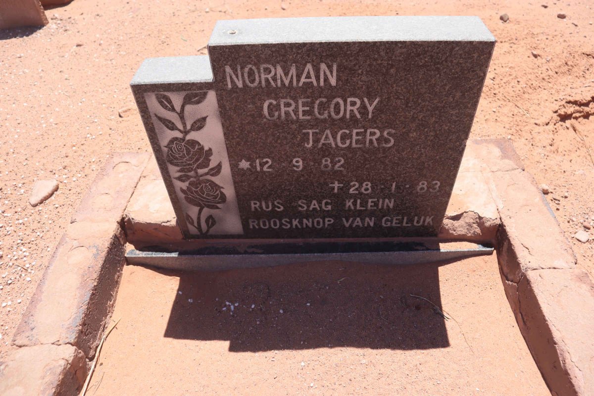 JAGERS Norman Gregory 1982-1983