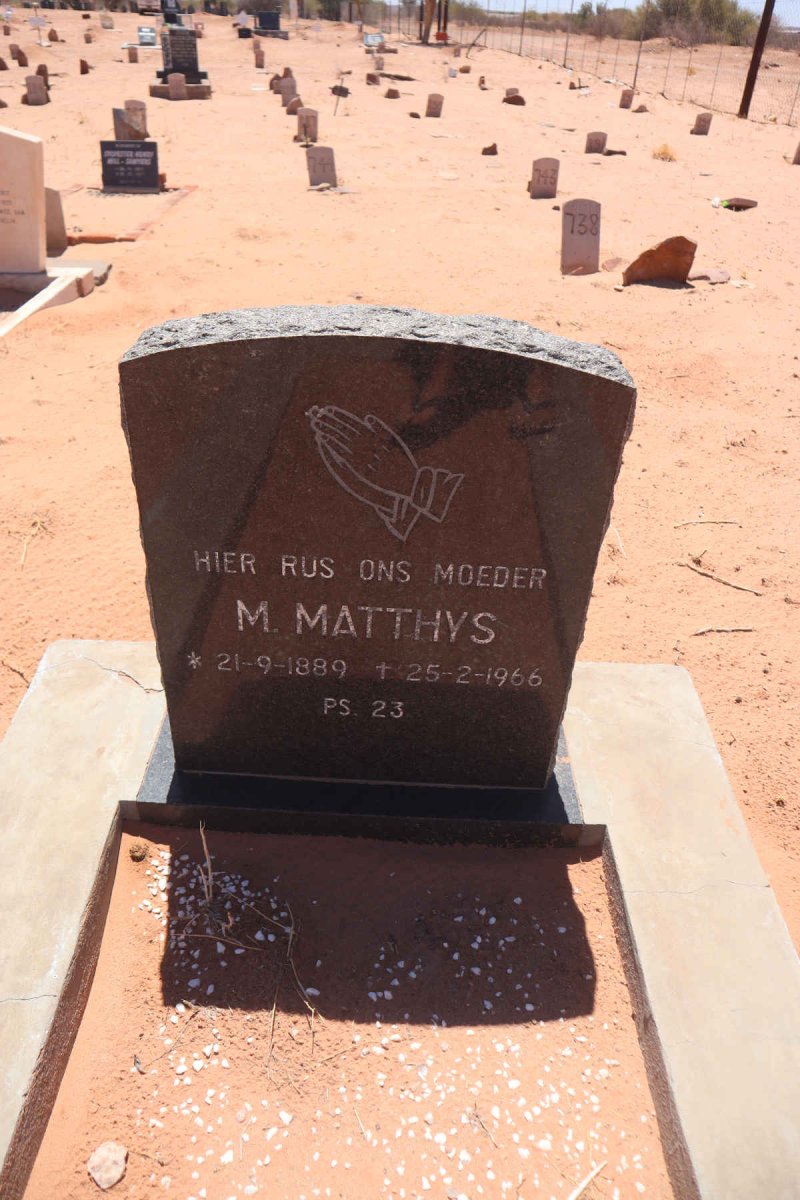MATTHYS M. 1889-1966