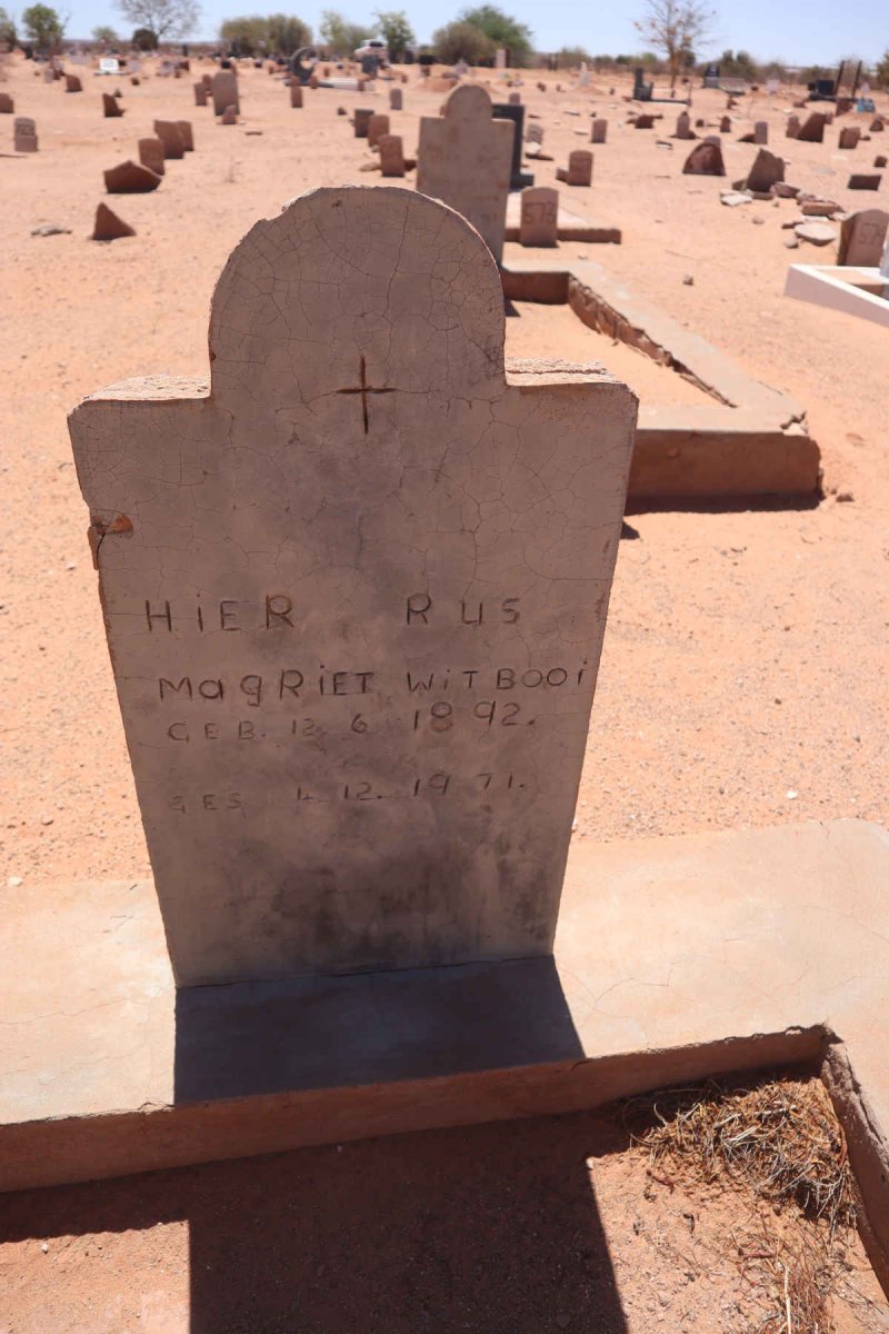 WITBOOI Magriet 1892-1971