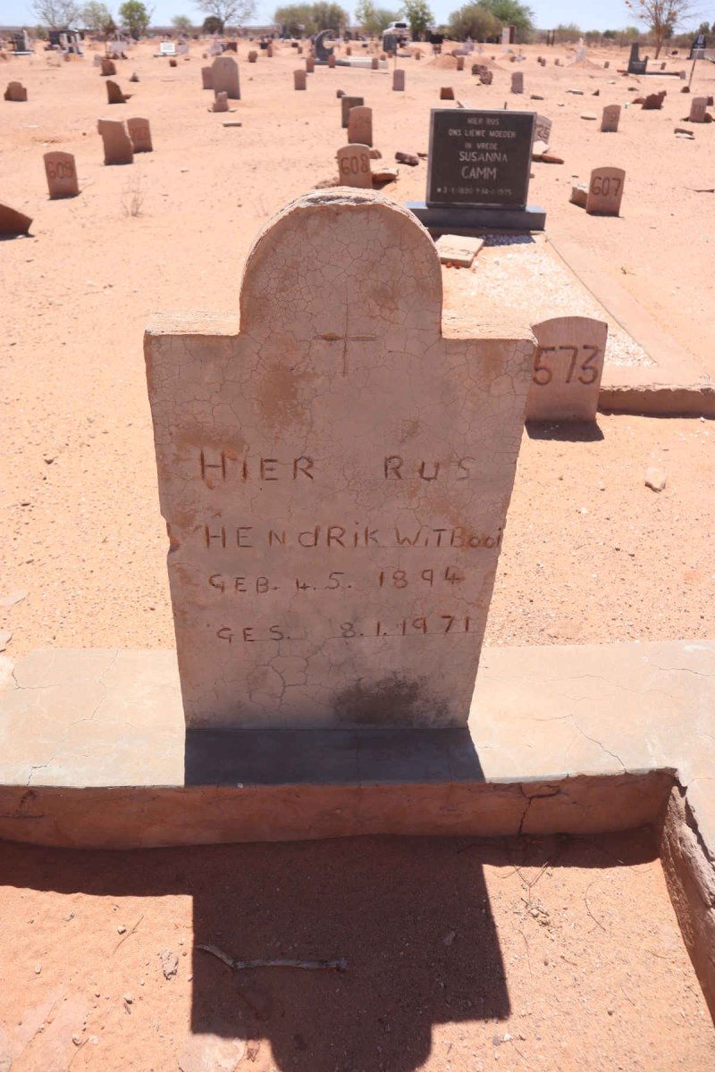 WITBOOI Hendrik 1894-1971