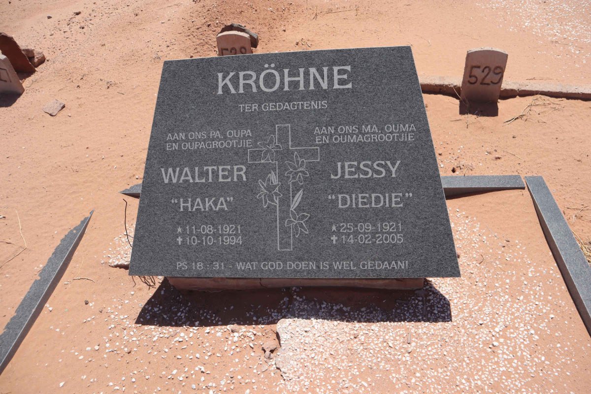 KROHNE Walter 1921-1994 & Jessy 1921-2005