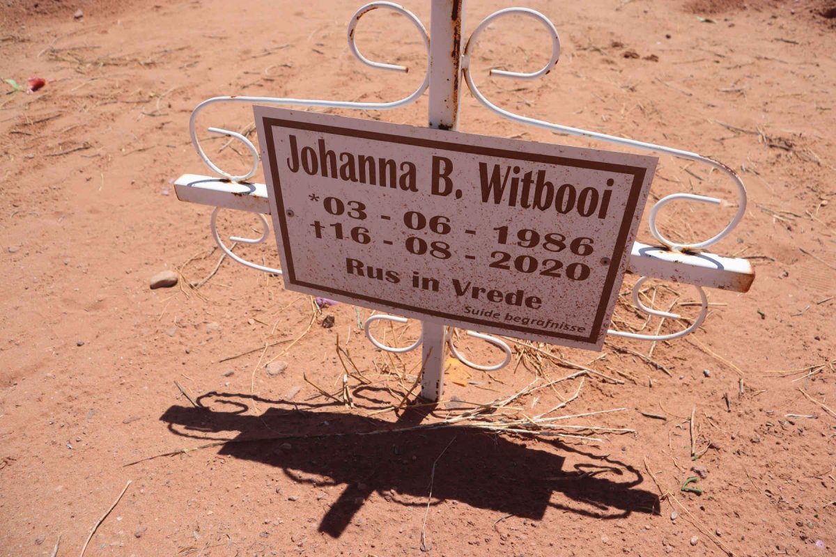 WITBOOI Johanna B. 1986-2020