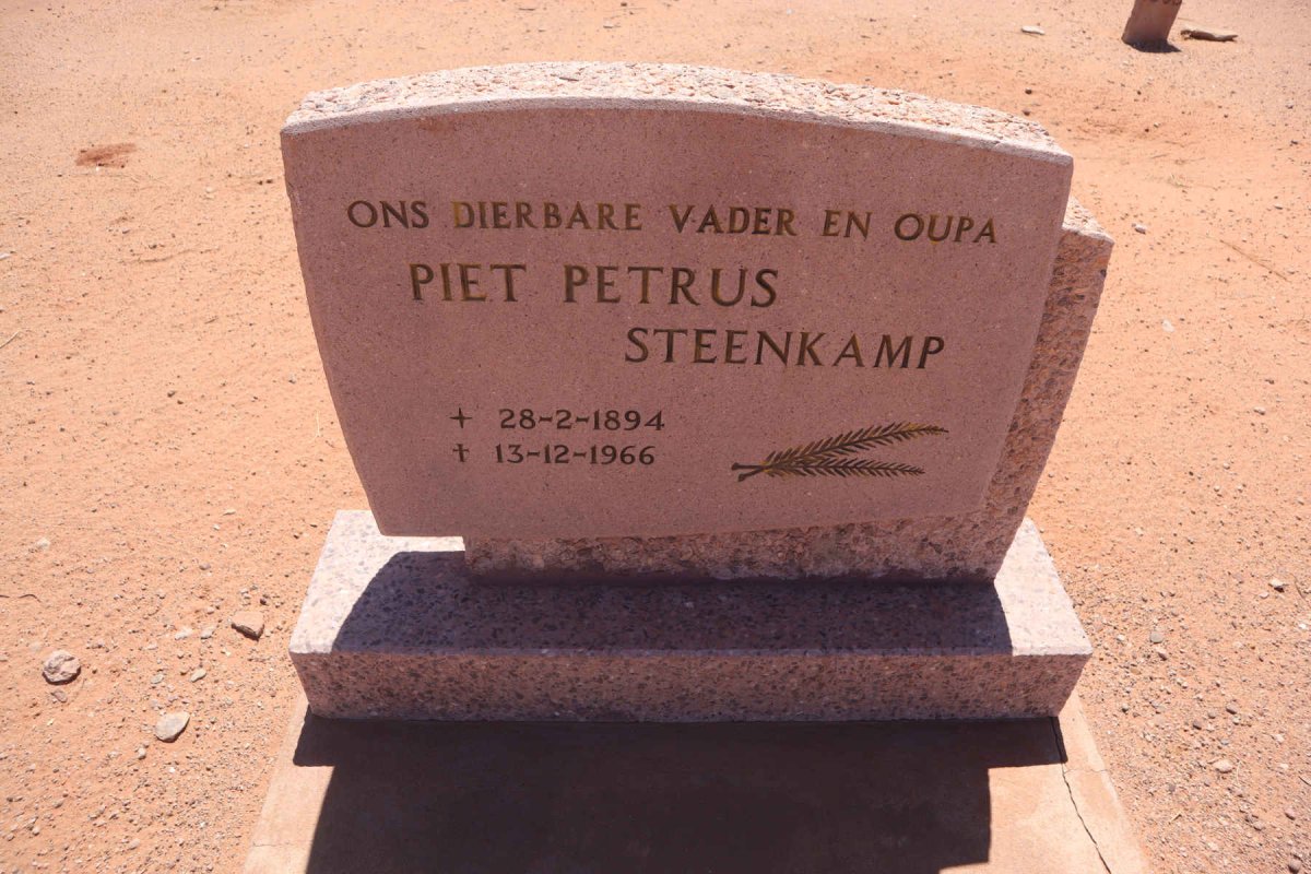 STEENKAMP Piet Petrus 1894-1966