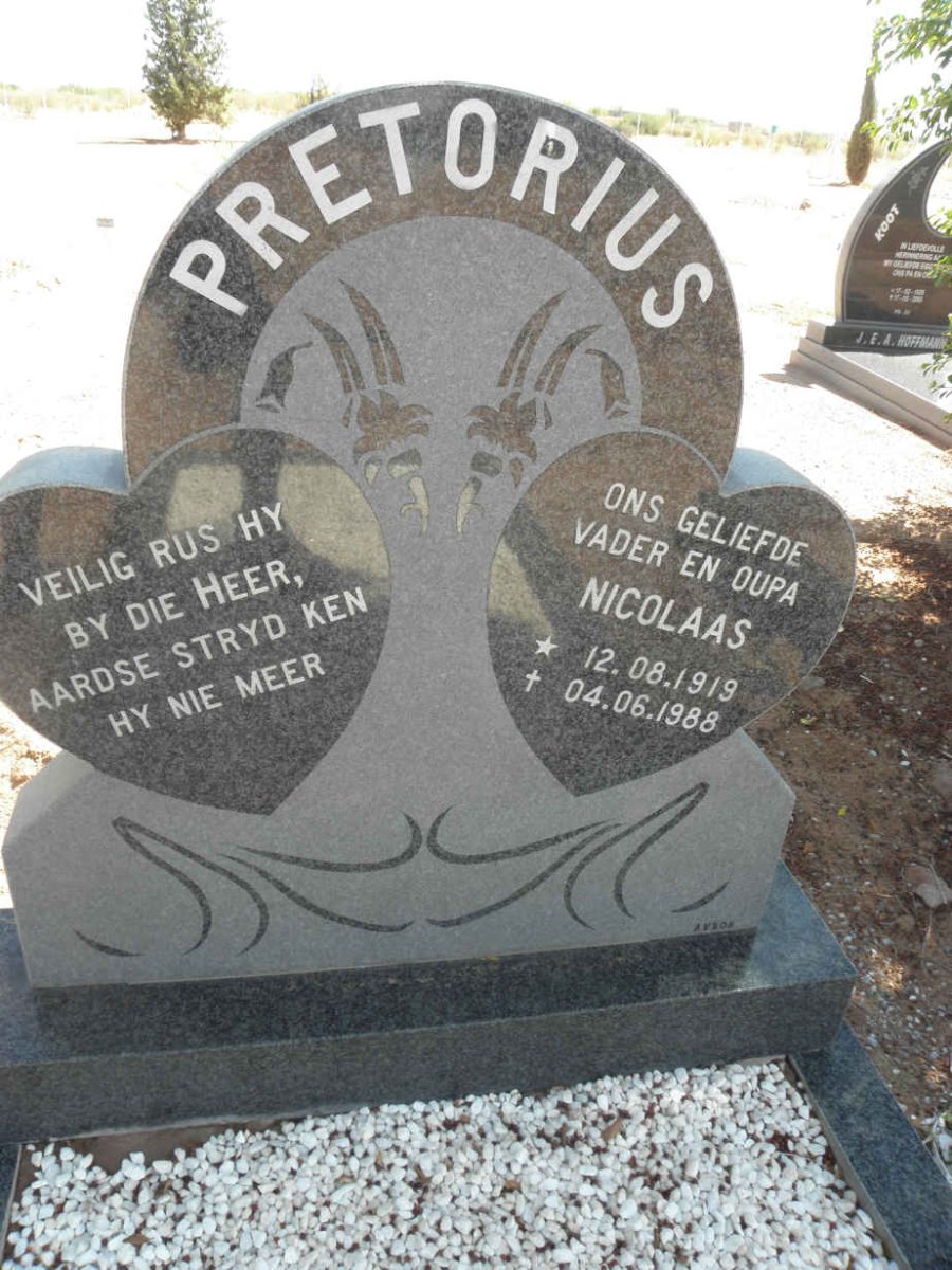 PRETORIUS Nicolaas 1919-1988