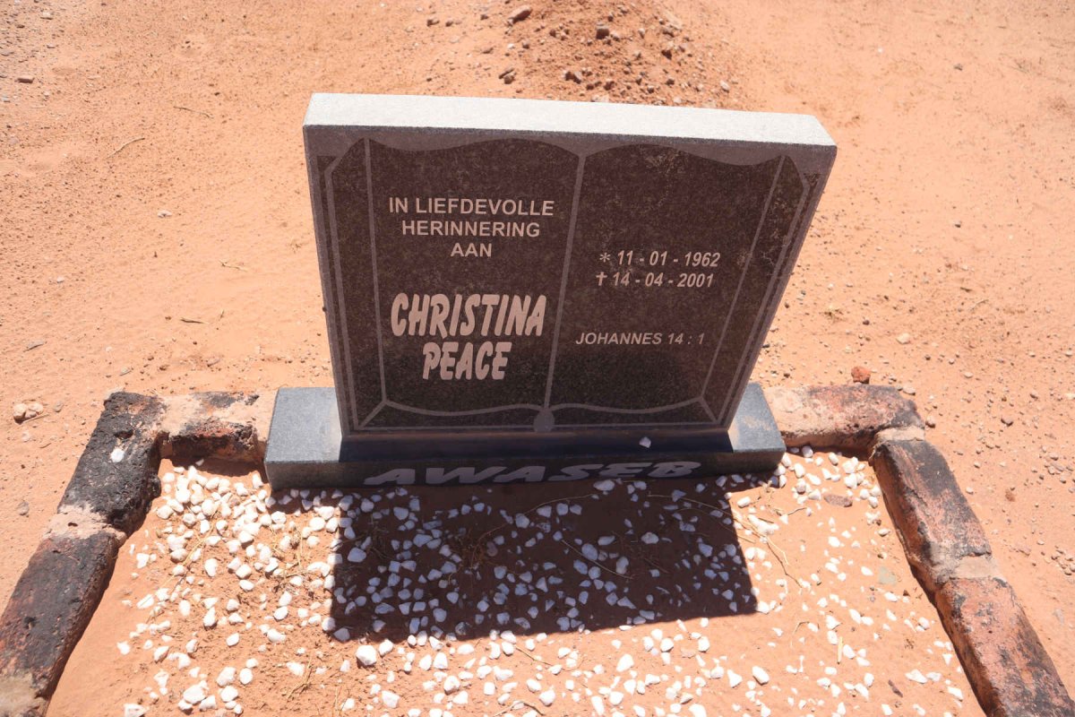 AWASEB Christina Peace 1962-2001