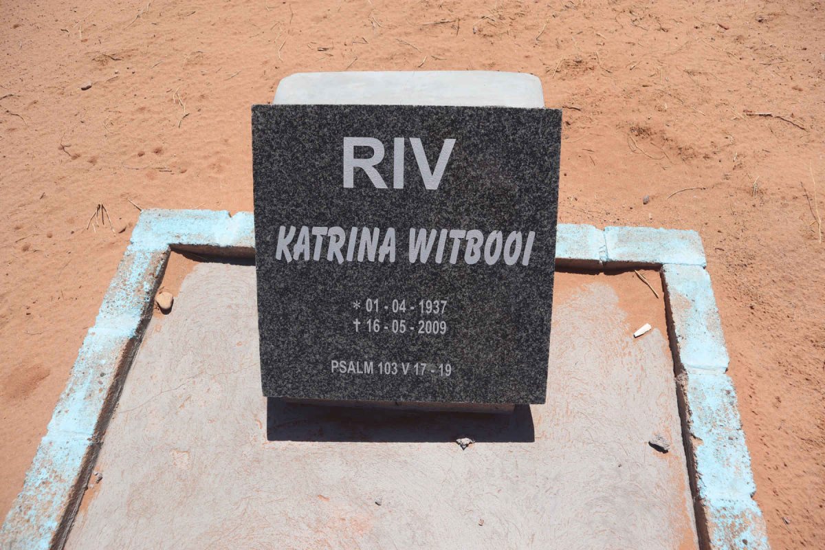 WITBOOI Katrina 1937-2009