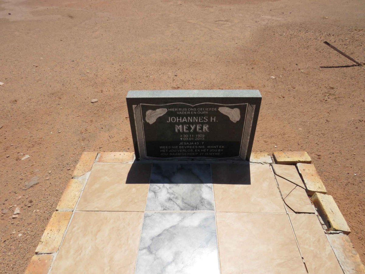 MEYER Johannes H. 1929-2013