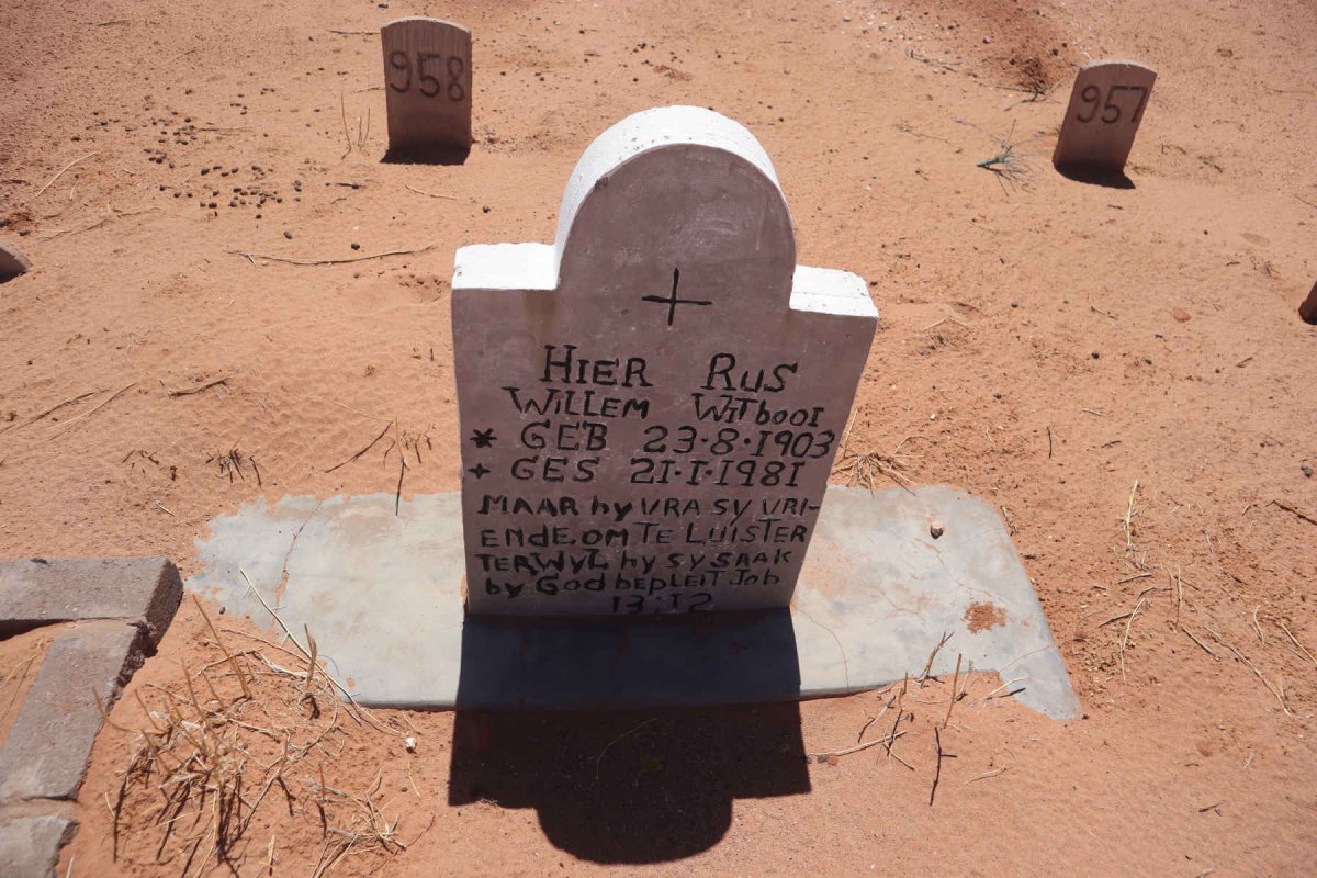 WITBOOI Willem 1903-1981