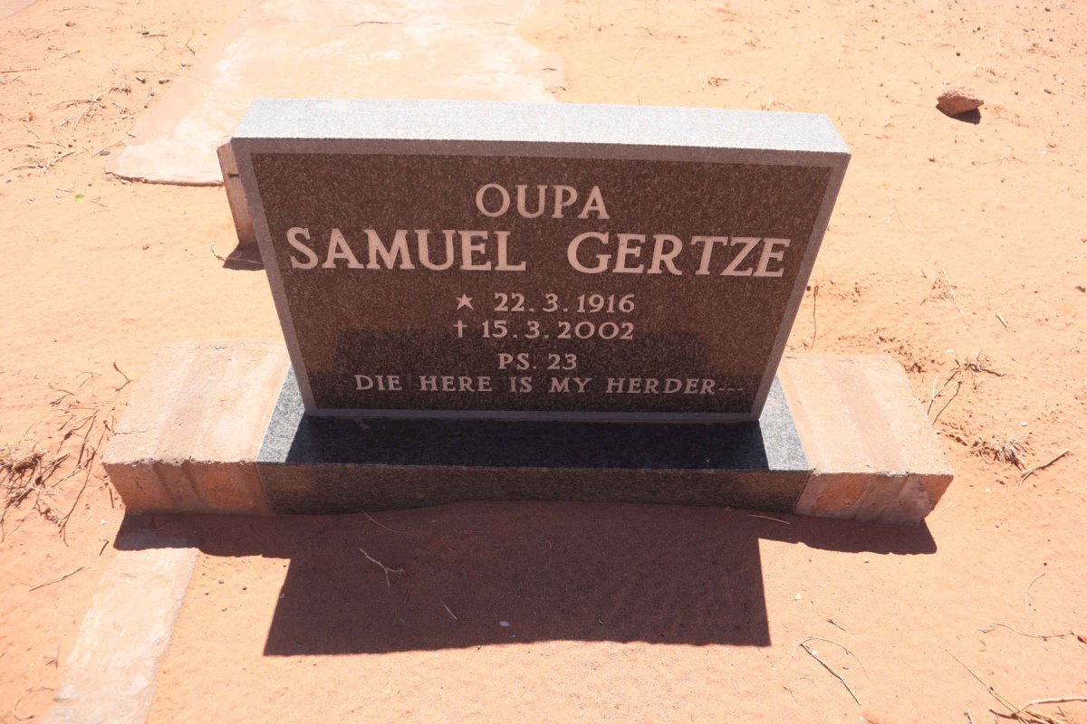 GERTZE Samuel 1916-2002
