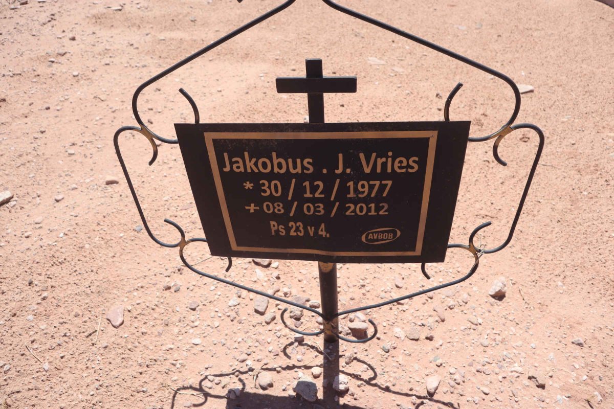 VRIES Jakobus J. 1977-2012