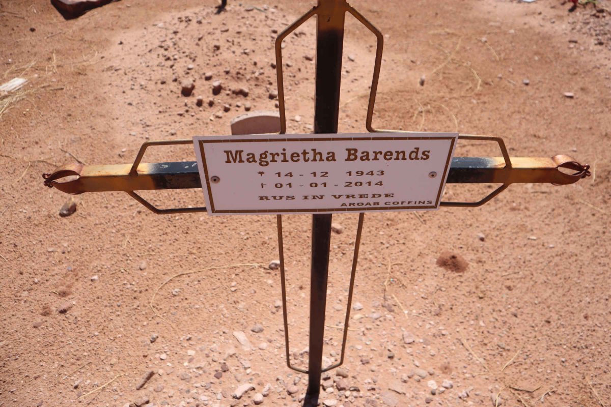 BARENDS Magrietha 1943-2014