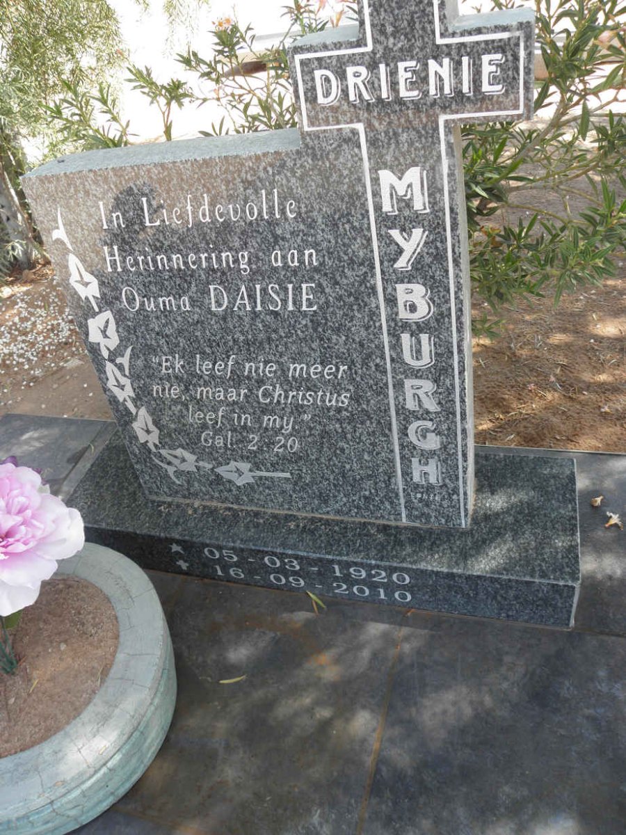 MYBURGH Drienie 1920-2010