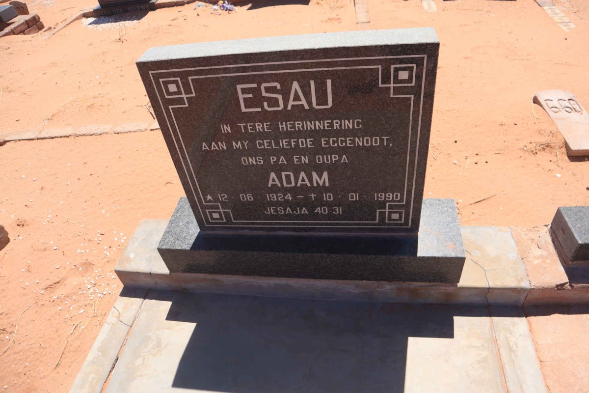 ESAU Adam 1924-1990