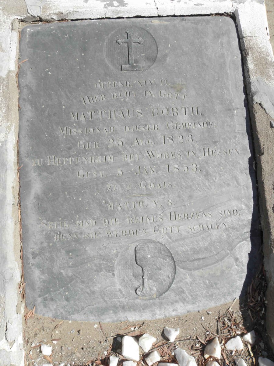 GORTH Matthaus 1823-1853