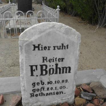 BÖHM F. 1883-1905