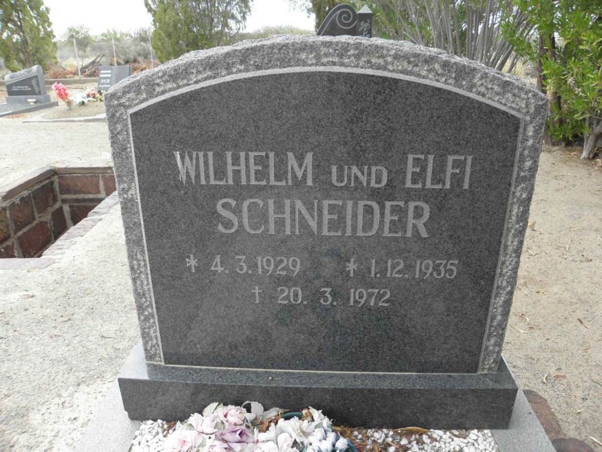 SCHNEIDER Wilhelm 1929-1972 &amp; Elfi 1935-1972