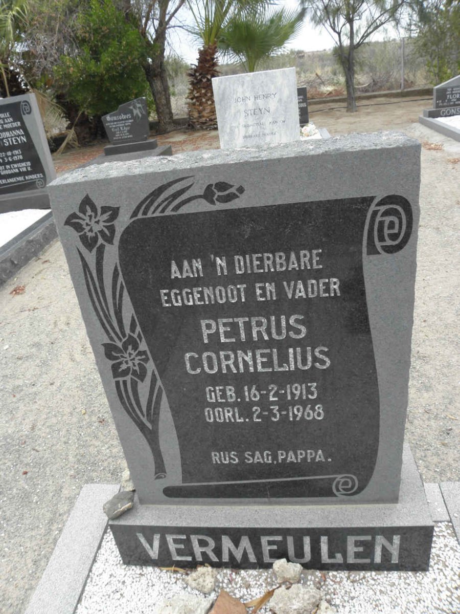 VERMEULEN Petrus Cornelius 1913-1968