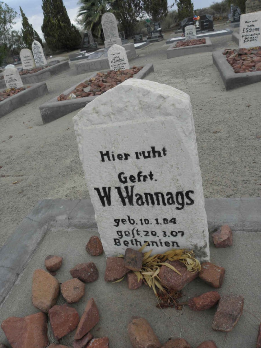 WANNAGS W, 1884-1907