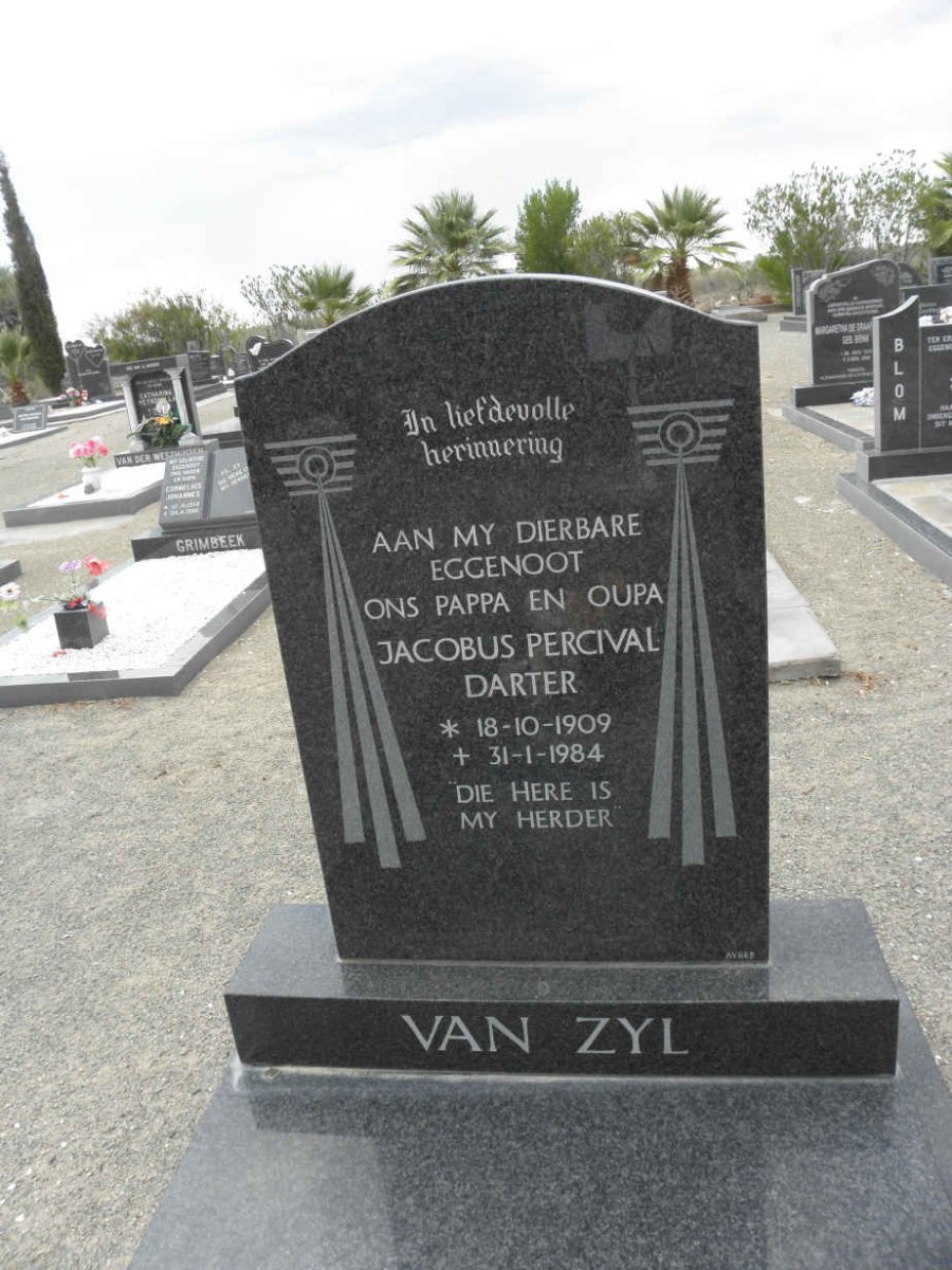 ZYL Jacobus Percival Darter, van 1909-1984