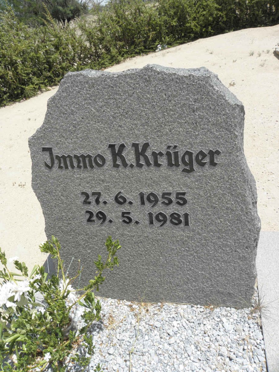 KRÜGER Immo K. 1955-1981