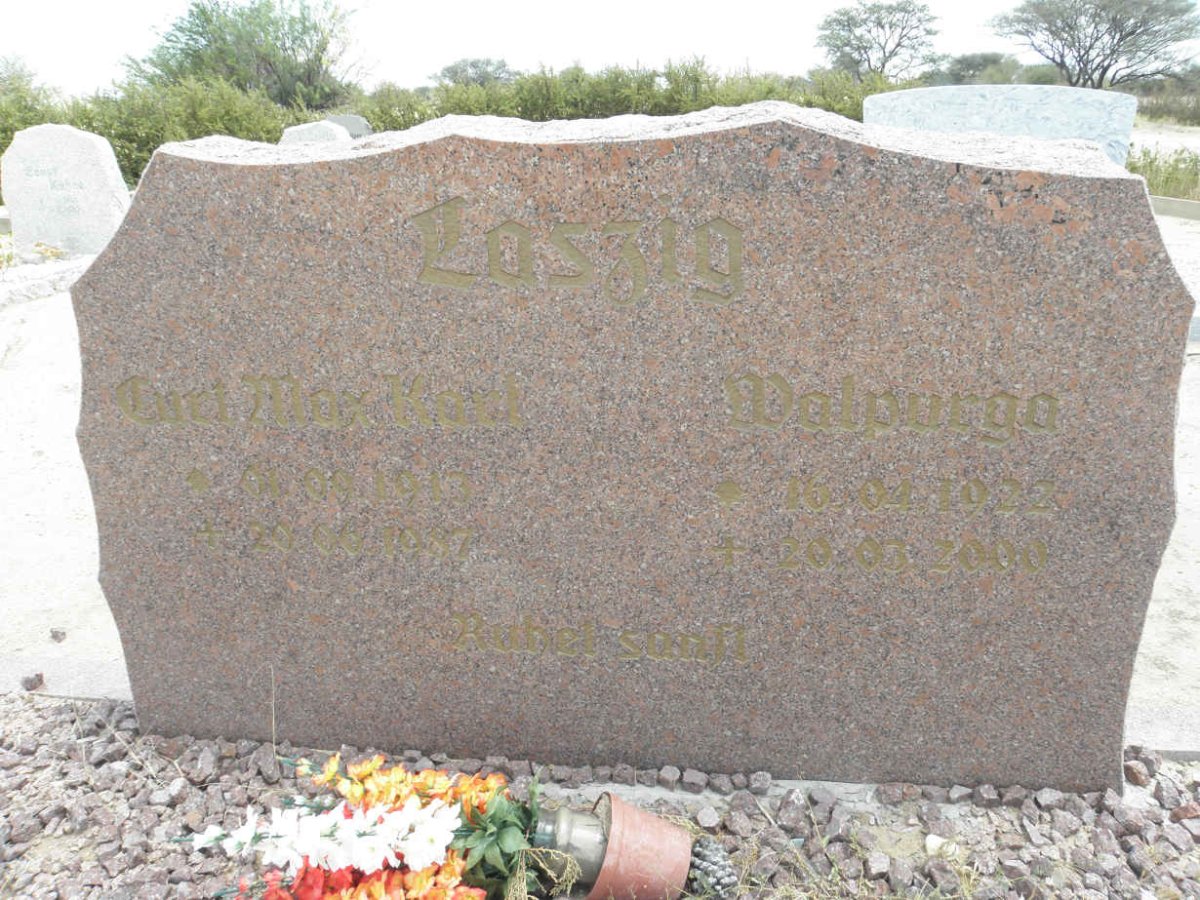 LASZIG Curt Max Karl 1913-1987 &amp; Walpurga 1922-2000