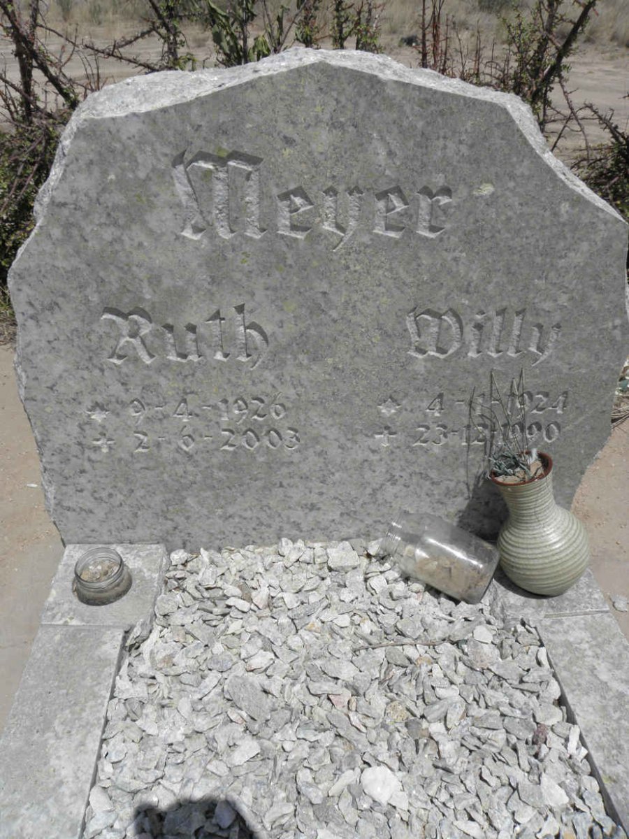 MEYER Willy 1924-1990 &amp; Ruth 1926-2003