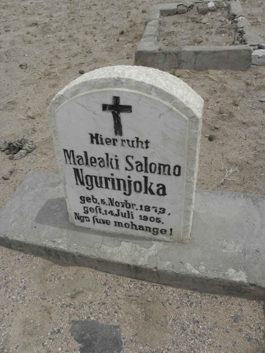 NGURINJOKA Maleaki Salomo 1873-1905