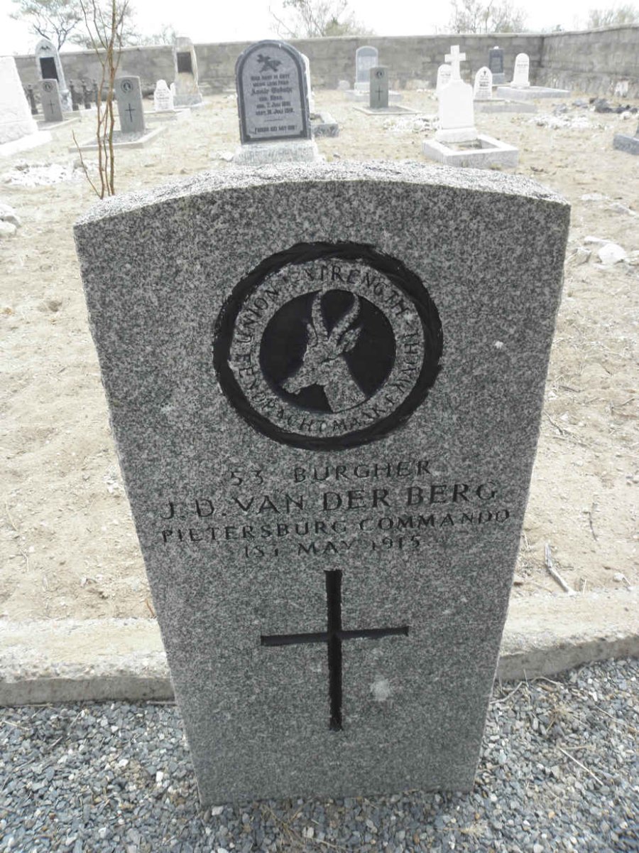 BERG J.D., van der -1915