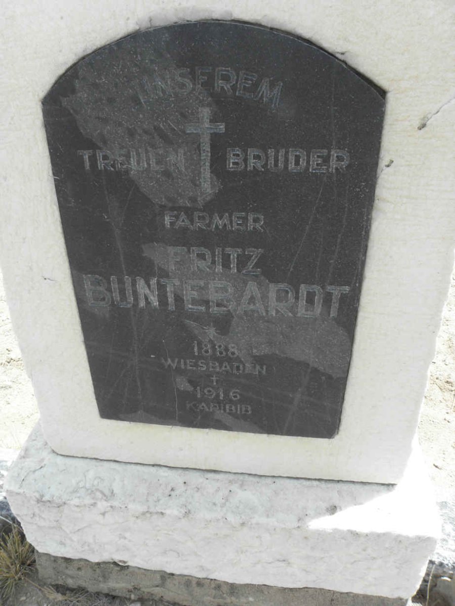 BUNTEBARDT Fritz 1888-1916