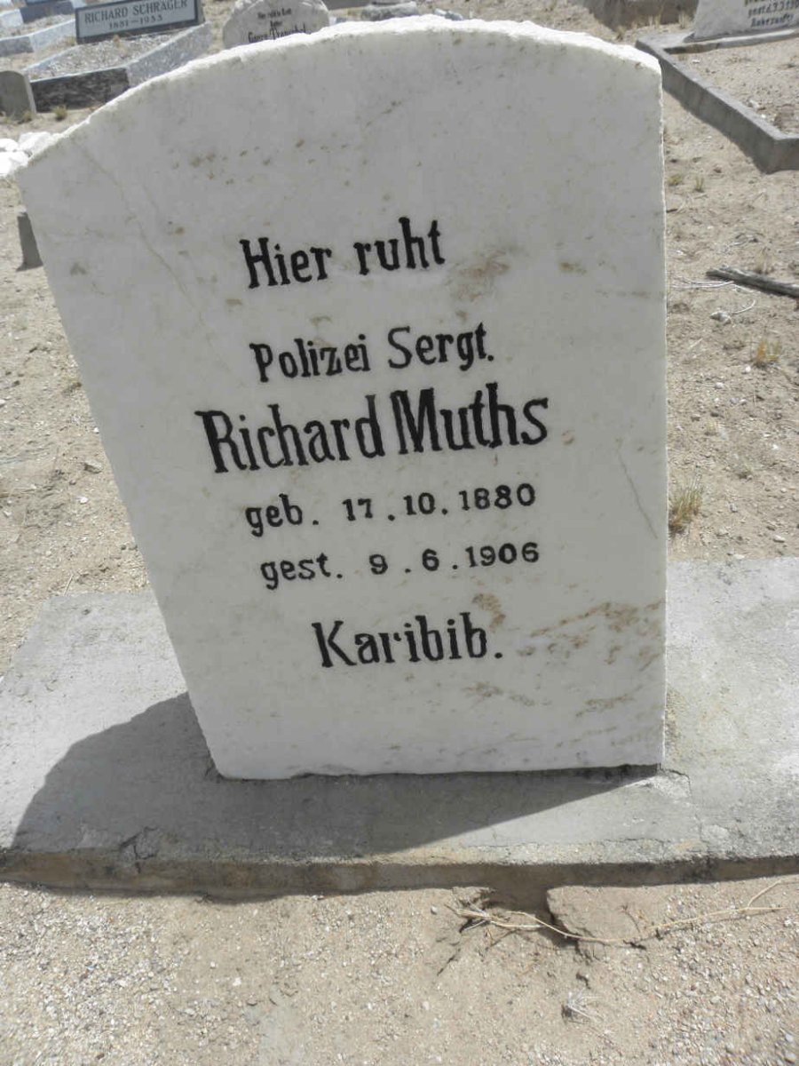 MUTHS Richard 1880-1906