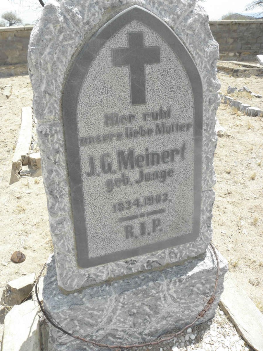 MEINERT J.G. nee JUNGE 1834-1903