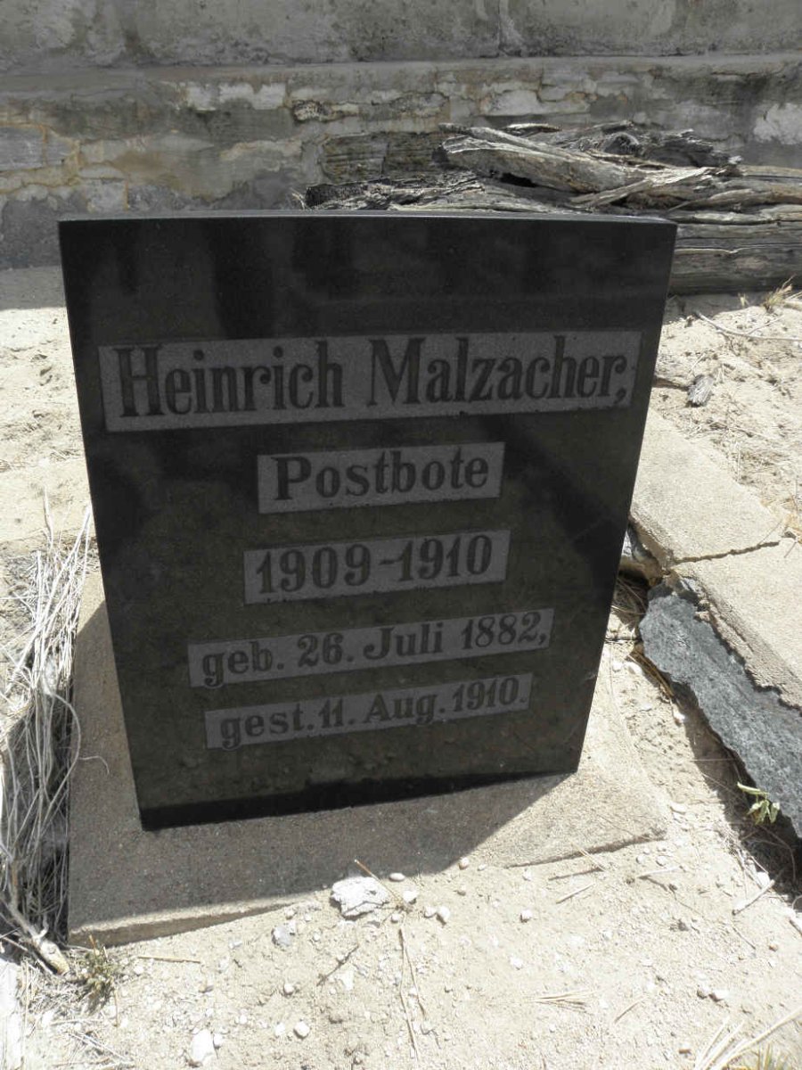 MALZACHER Heinrich 1882-1910