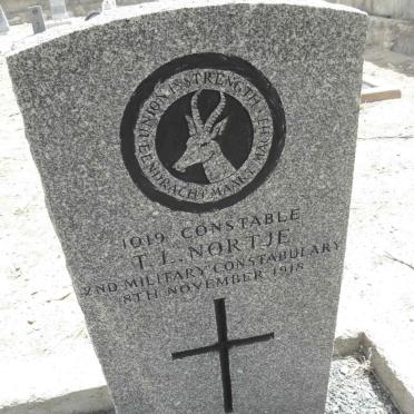 NORTJE T.L. -1918