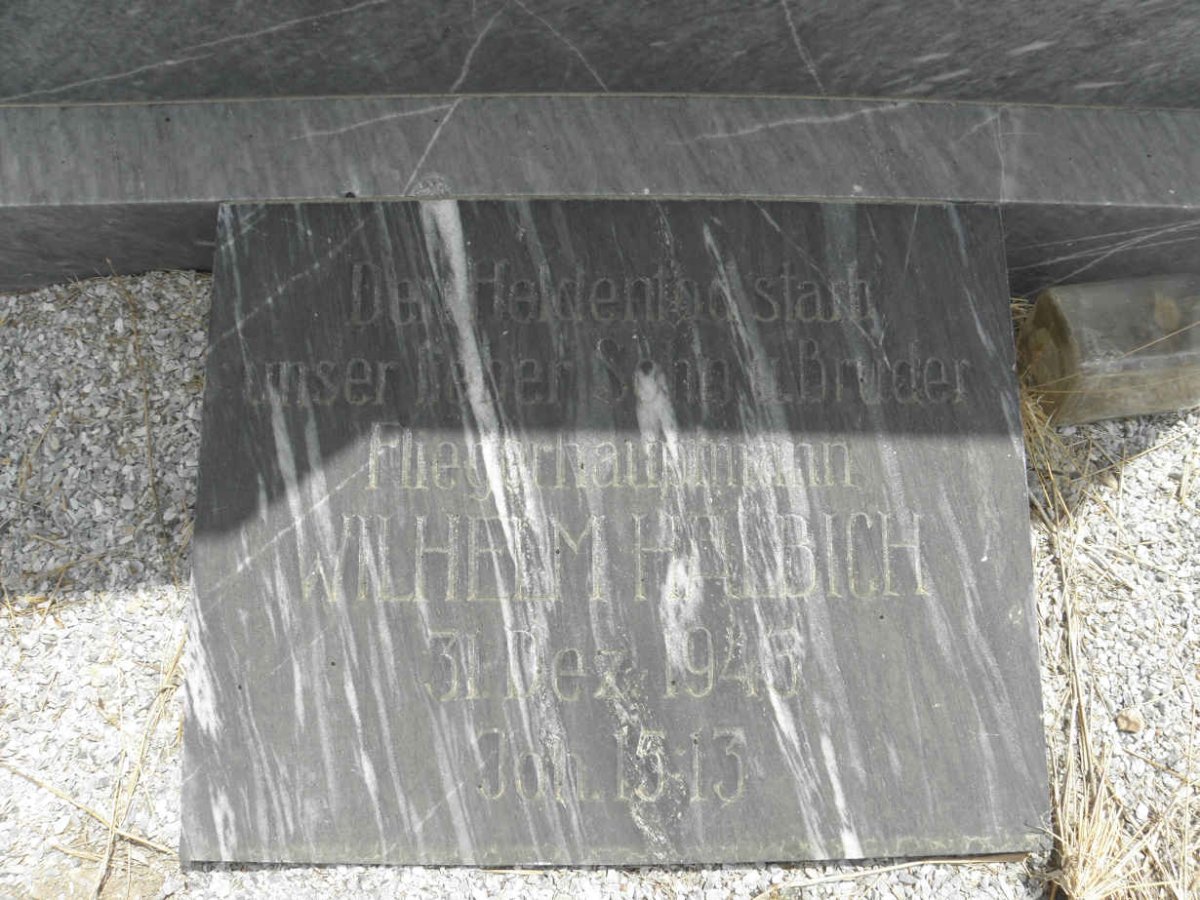 HÄLBICH Wilhelm -1943