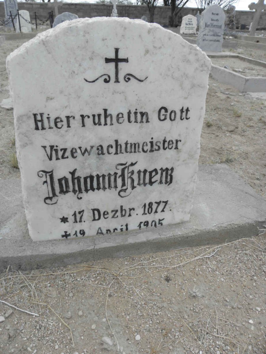 KUEN? Johann 1877-1905