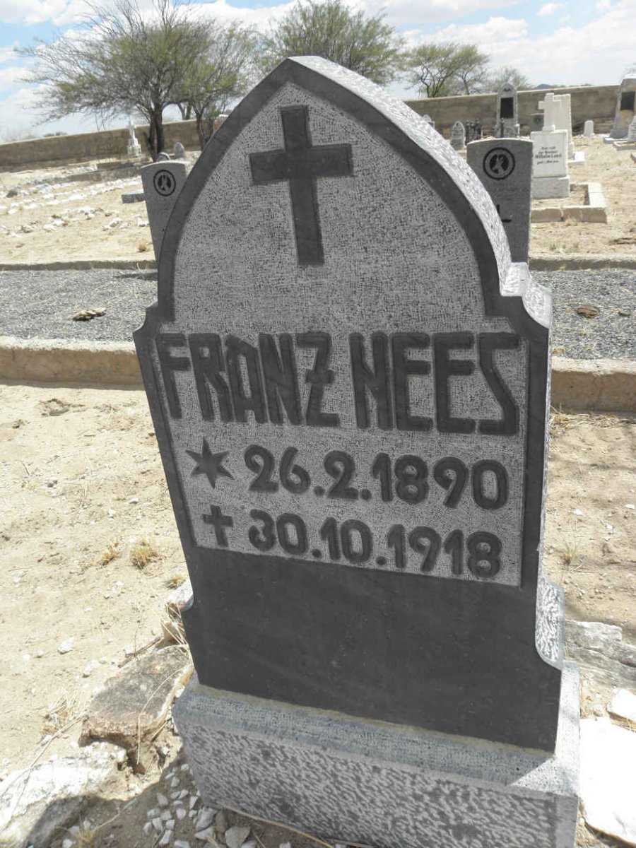 NEES Franz 1890-1918
