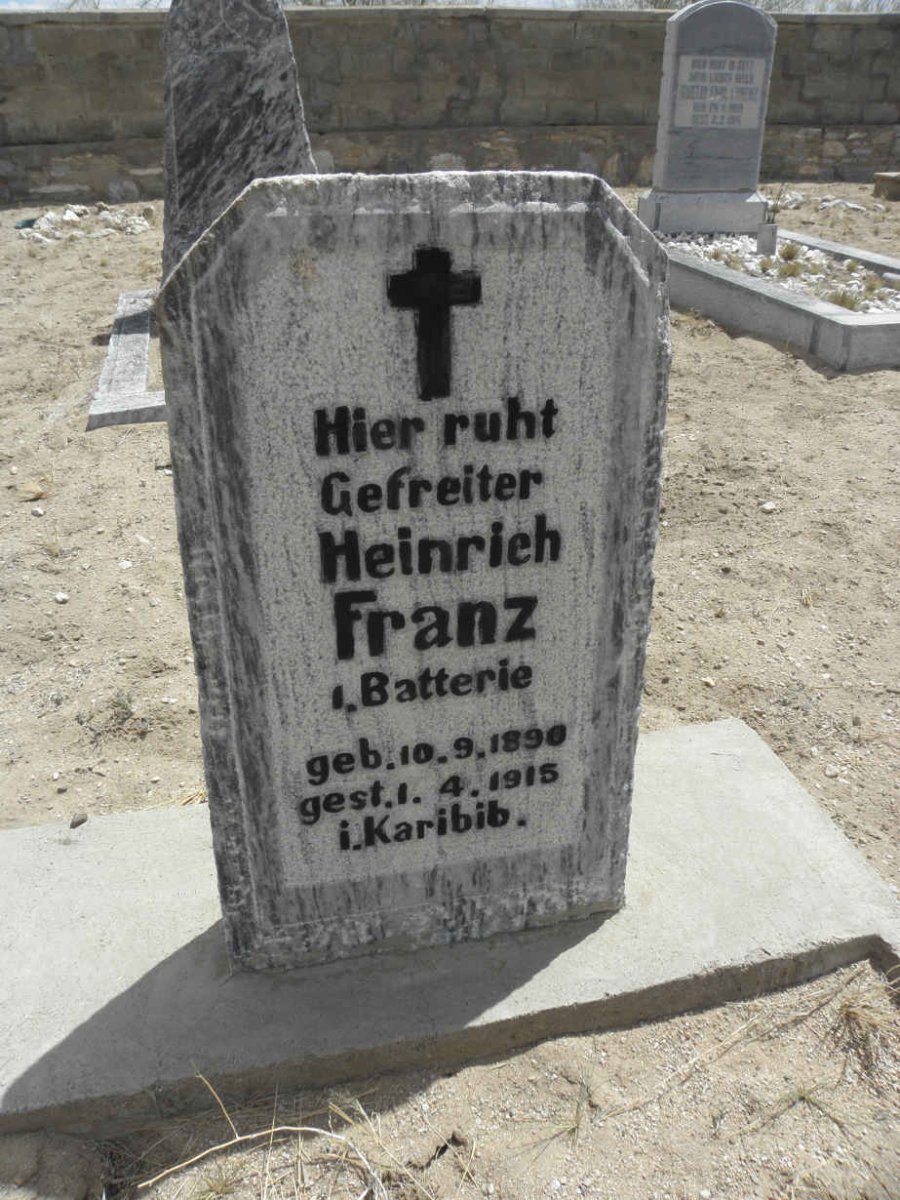 FRANZ Heinrich 1890-1915