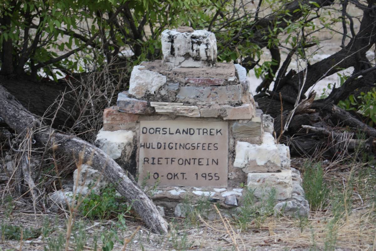 2. Dorslandtrek, Huldigingsfees, Rietfontein 10 Okt 1955