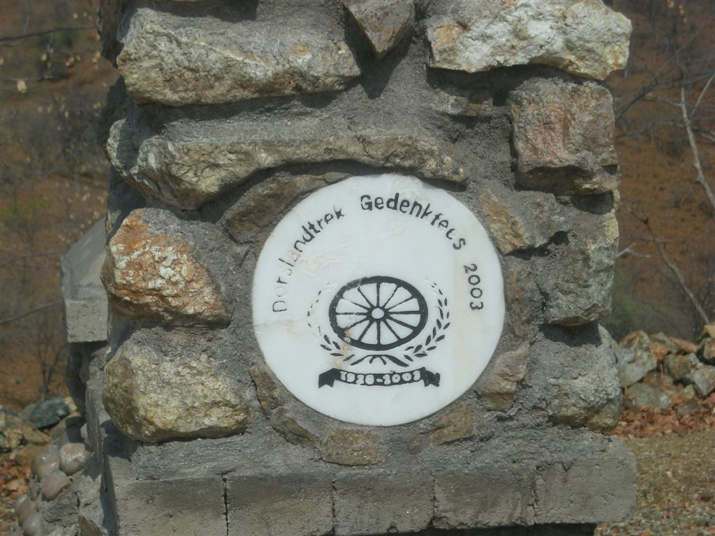 Gedenkteken - Dorslandtrek Gedenkfees 2003