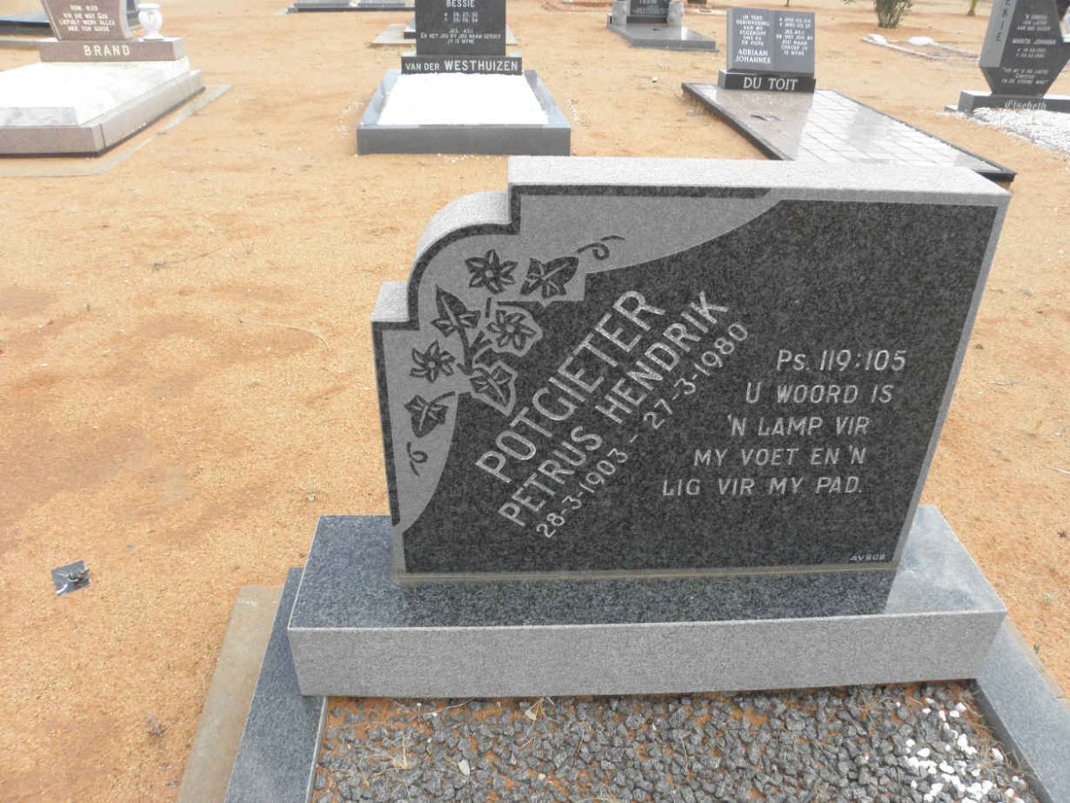POTGIETER Petrus Hendrik 1903-1980