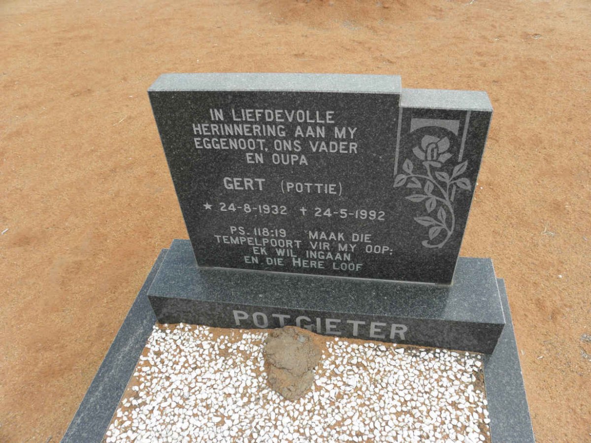 POTGIETER Gert 1932-1992