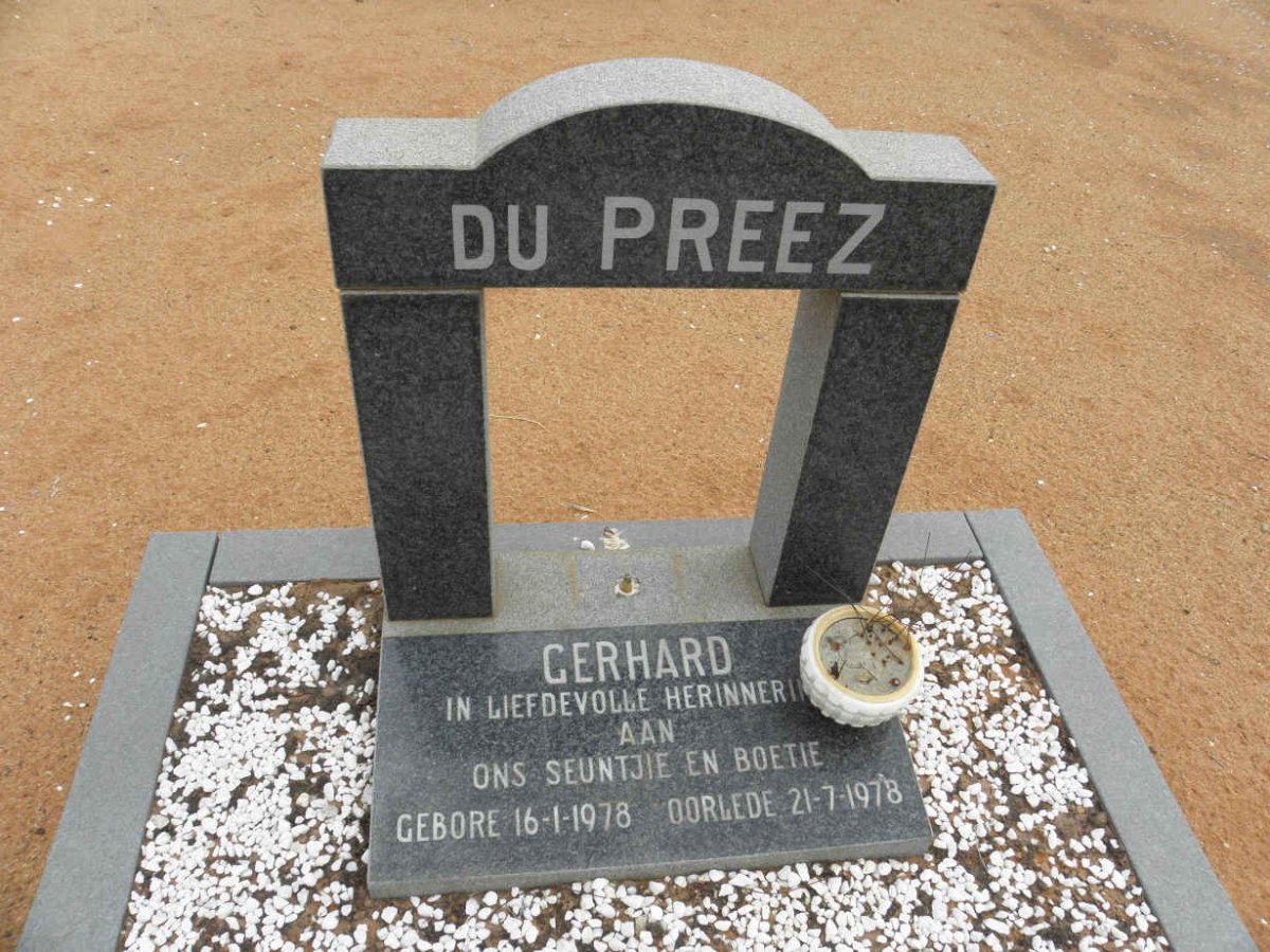 PREEZ Gerhard, du 1978-1978