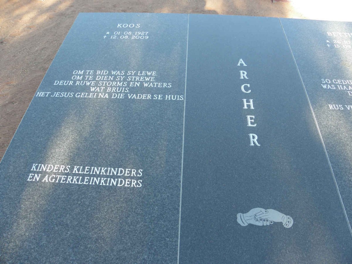 ARCHER Koos 1927-2009