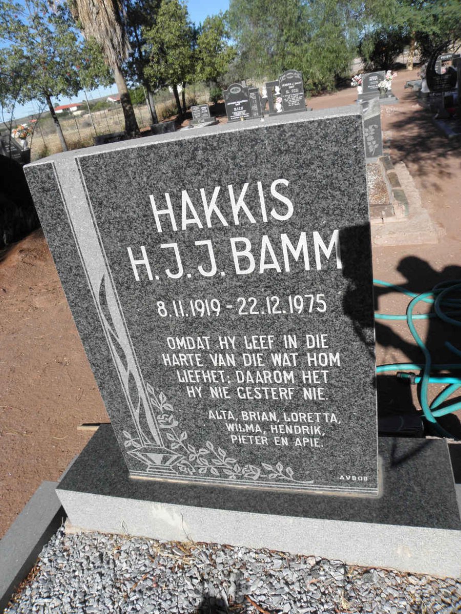 BAMM Hakkis J.J. 1919-1975