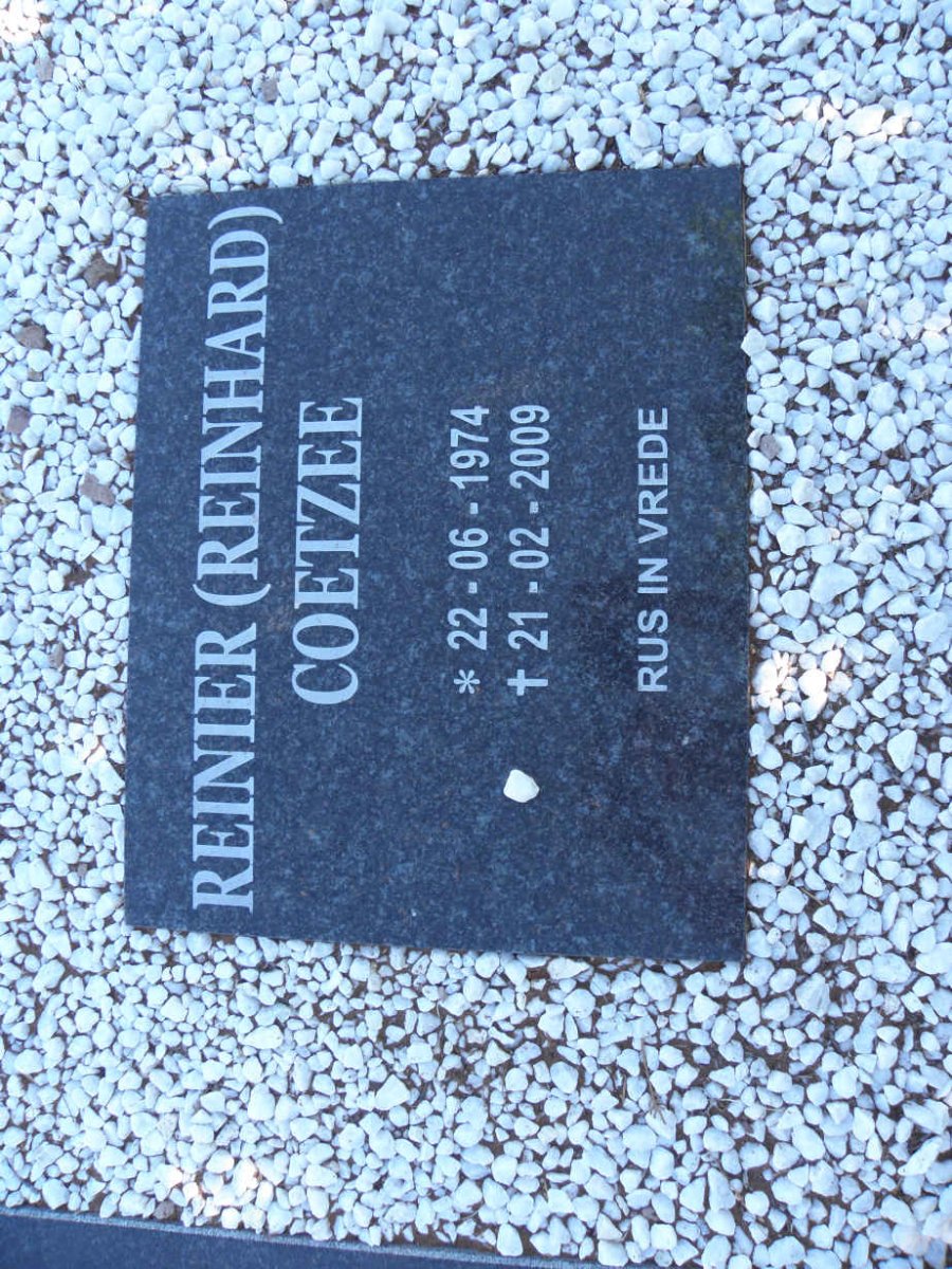 COETZEE Reinier 1974-2009