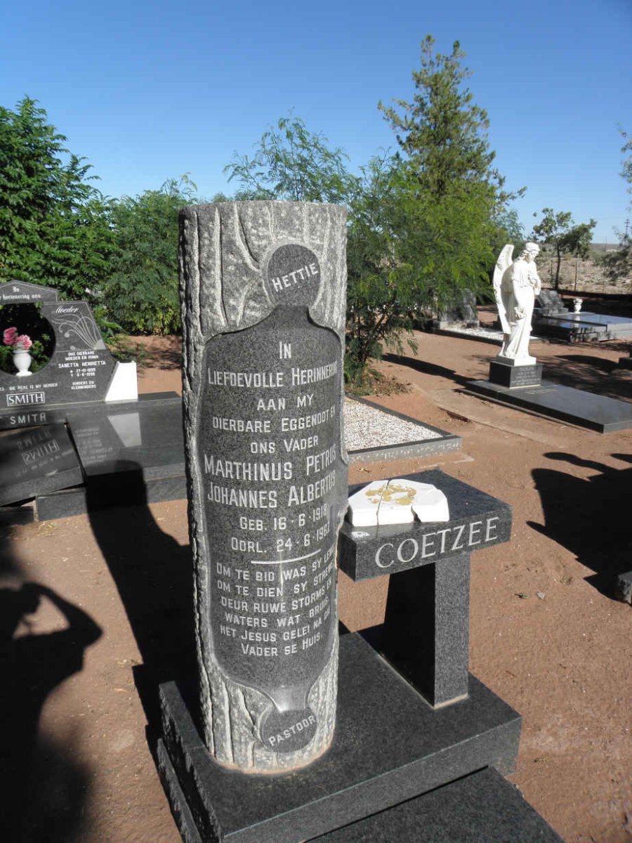 COETZEE Marthinus Petrus Johannes Albertus 1918-1967