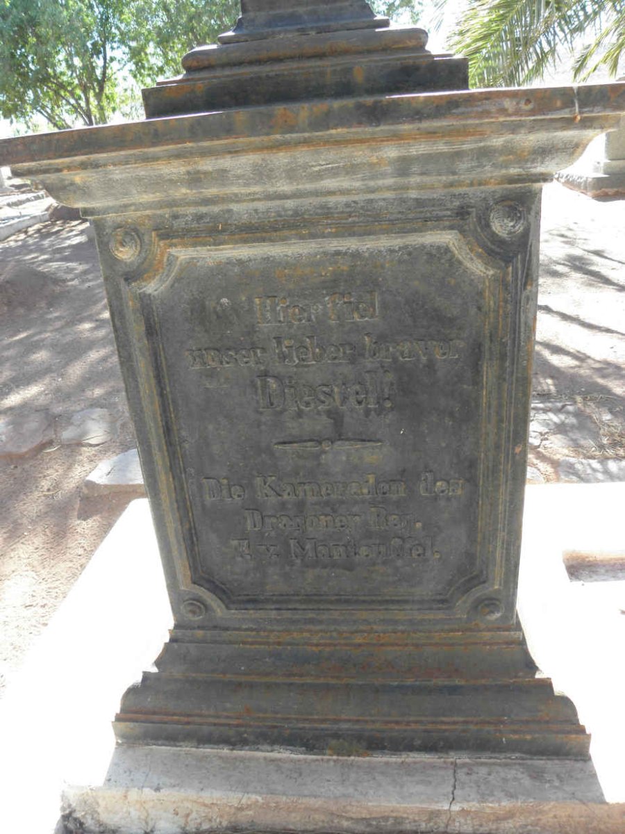 DIESTEL Friedrich 1862-1894