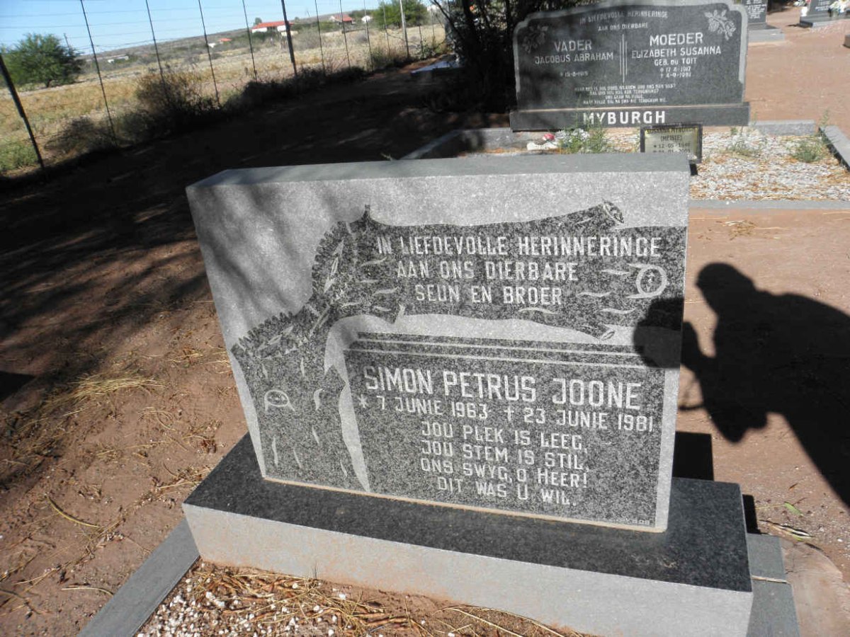 JOONE Simon Petrus 1963-1981