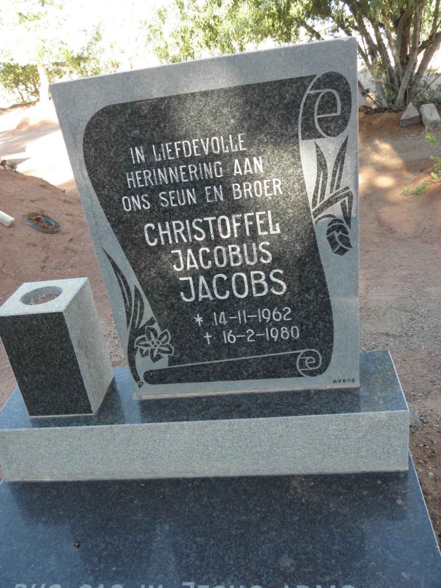 JACOBS Christoffel Jacobus 1962-1980
